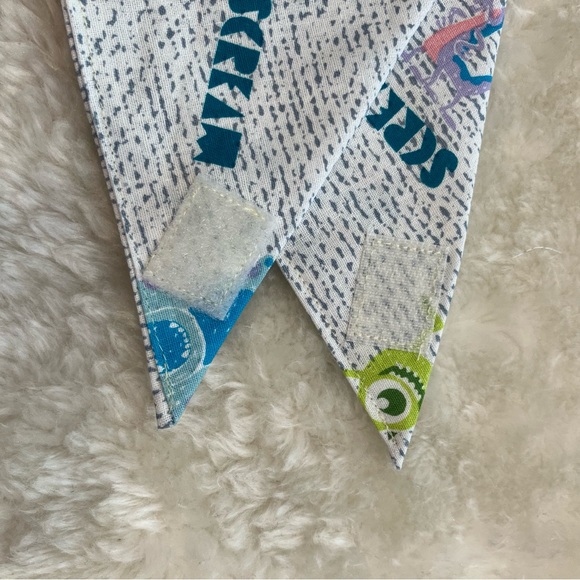 Reggie in Bowties | Monsters Inc. Disney Movie Print Bandana - Picture 4 of 11